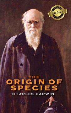 portada The Origin of Species (Deluxe Library Edition) (Annotated) (en Inglés)