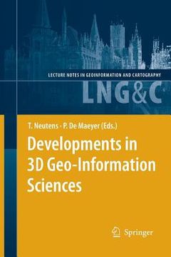 portada developments in 3d geo-information sciences (en Inglés)