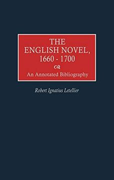 portada The English Novel, 1660-1700: An Annotated Bibliography (in English)
