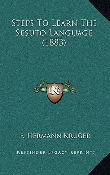 portada steps to learn the sesuto language (1883)