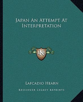portada japan an attempt at interpretation (in English)