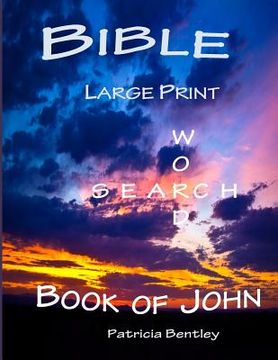 portada Bible Large Print Word Search: Book of John (in English)