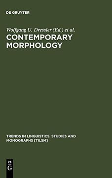 portada Contemporary Morphology (in English)