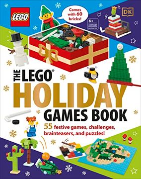 portada The Lego Holiday Games Book: 55 Festive Brainteasers, Games, Challenges, and Puzzles (en Inglés)