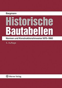 portada Historische Bautabellen Normen und Konstruktionshinweise 1870-1960