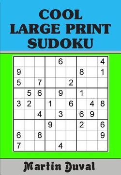 portada Cool Large Print Sudoku (in English)