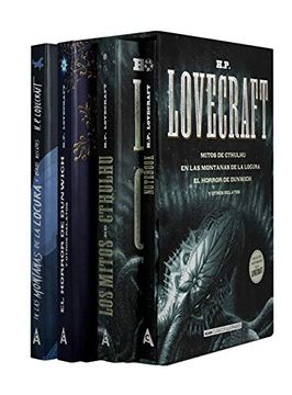 portada Estuche - H. P. Lovecraft: Mejores Títulos + Not (Pack Clásicos Ilustrados)