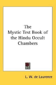 portada the mystic test book of the hindu occult chambers