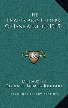 portada the novels and letters of jane austen (1915) (in English)