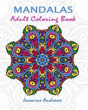 portada Mandalas Adult Coloring Book: Stress Less Coloring (en Inglés)