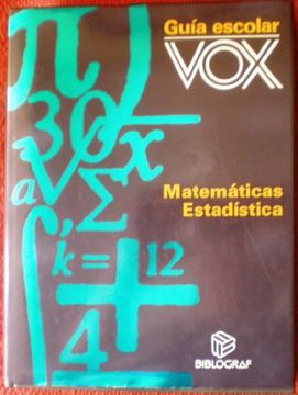 portada Guía Escolar vox - Matemáticas y Estadística