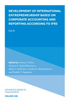 portada Development of International Entrepreneurship Based on Corporate Accounting and Reporting According to Ifrs: Part B (en Inglés)
