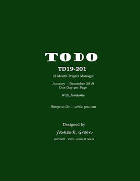 portada Td19-201: A Personal Productivity Tool (in English)