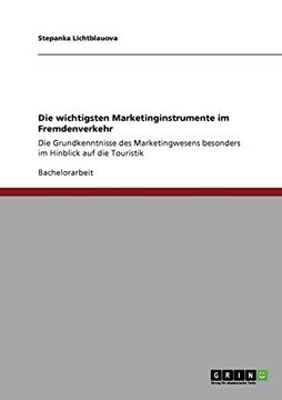 portada Die wichtigsten Marketinginstrumente im Fremdenverkehr (German Edition)