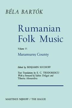 portada Rumanian Folk Music: Maramure? County (in English)