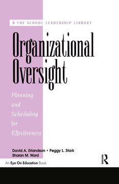 portada Organizational Oversight: Planning and Scheduling for Effectiveness (en Inglés)