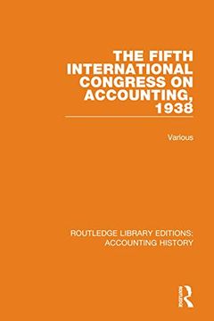 portada The Fifth International Congress on Accounting, 1938 (Routledge Library Editions: Accounting History) 