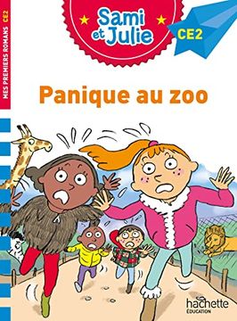 portada Sami et Julie Roman ce2 Panique au zoo