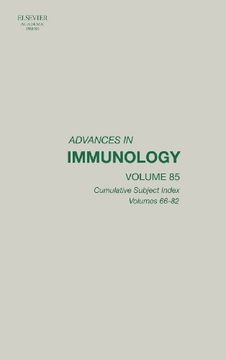 portada Advances in Immunology: Cumulative Subject Index, Volumes 66-82: Cumulative Subject Index v. 66-82: (en Inglés)