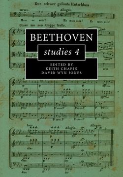 portada Beethoven Studies 4 (Cambridge Composer Studies) (en Inglés)