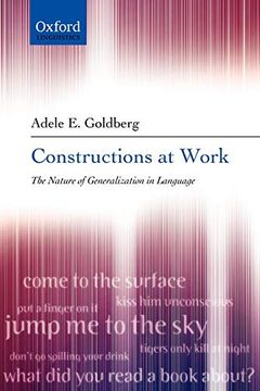 portada Constructions at Work: The Nature of Generalization in Language 