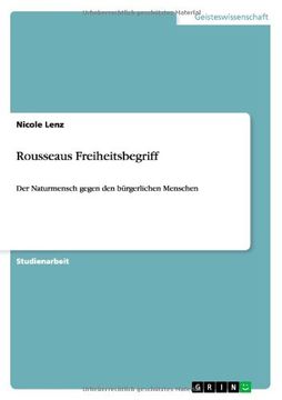 portada Rousseaus Freiheitsbegriff (German Edition)