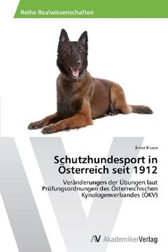 portada Schutzhundesport in Österreich seit 1912