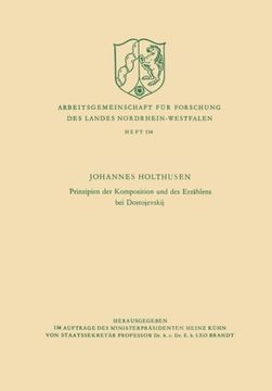 portada Prinzipien der Komposition und des Erzählens bei Dostojevskij (Arbeitsgemeinschaft für Forschung des Landes Nordrhein-Westfalen) (German Edition)