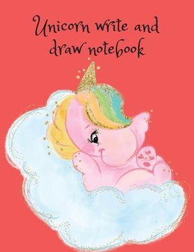 portada Unicorn Write and Draw Notebook (en Inglés)