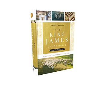 portada KJV, The King James Study Bible, Cloth over Board, Full-Color Edition (en Inglés)
