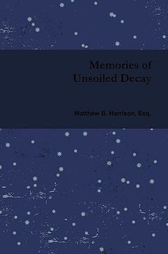 portada memories of unsoiled decay (in English)