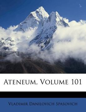 portada Ateneum, Volume 101 (in Polaco)