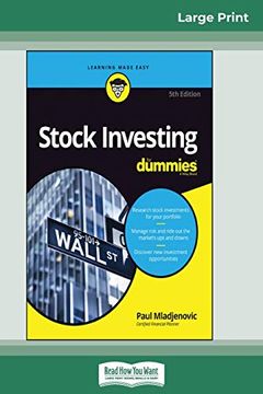 portada Stock Investing for Dummies, 5th Edition (in English)