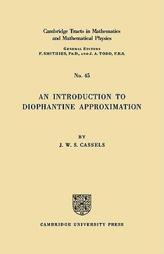 portada Diophant Approx (Tracts in Mathematics) (en Inglés)