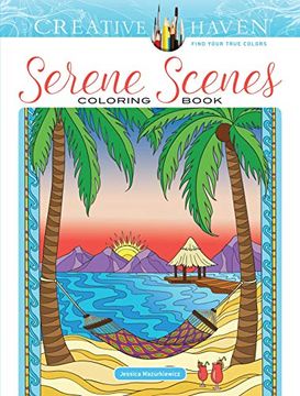 portada Creative Haven Serene Scenes Coloring Book (in English)