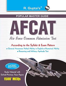 portada Afcat (Air Force Common Admission Test) Exam Guide (en Inglés)