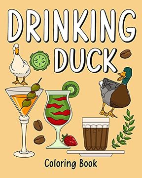 portada Drinking Duck Coloring Book 