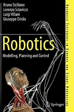portada robotics: modelling, planning and control (en Inglés)