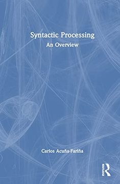 portada Syntactic Processing (in English)