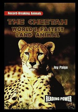 portada the cheetah: world's fastest land animal (en Inglés)