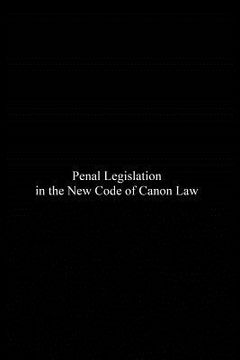 portada Penal Legislation in the New Code of Canon Law (en Inglés)