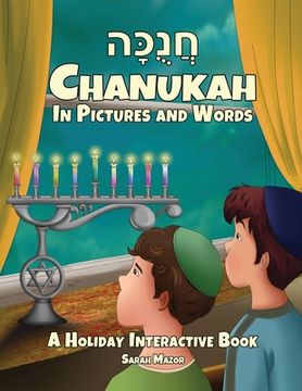 portada Chanukah in Pictures and Words: A Holiday Interactive Book (in English)