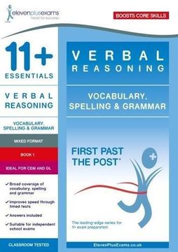 portada 11+ Essentials Verbal Reasoning: Vocabulary, Spelling & Grammar Book 1 