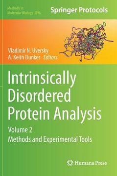 portada intrinsically disordered protein analysis (en Inglés)