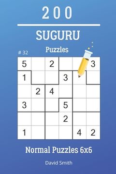 portada Suguru Puzzles - 200 Normal Puzzles 6x6 vol.32 (en Inglés)