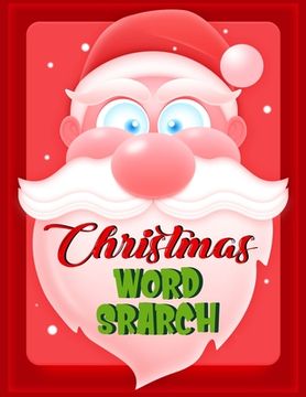 portada Christmas word search.: Easy Large Print Puzzle Book for Adults, Kids & Everyone for the 25 Days of Christmas.