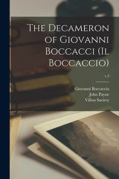 portada The Decameron of Giovanni Boccacci (il Boccaccio); V. 3 