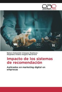 portada Impacto de los Sistemas de Recomendación: Aplicados en Marketing Digital en Empresas