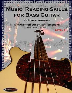 portada Music Reading Skills for Bass Guitar Level 1 (in English)