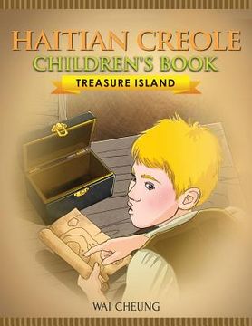 portada Haitian Creole Children's Book: Treasure Island (in English)